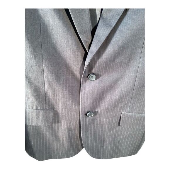 21 Men An American Brand Size Medium Gray Long Sleeve Tuxedo Jacket - Picture 2 of 16